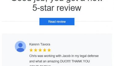 Kaigle Law - Another 5-star review - Top Rated Criminal Defense Attorney Orlando